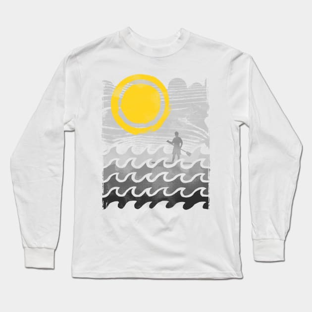 Stand up Paddle Long Sleeve T-Shirt by quilimo